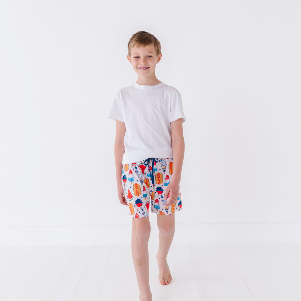 
                      
                        Red, White & BBQ Boys Lounge Shorts - Bigger Kids
                      
                    