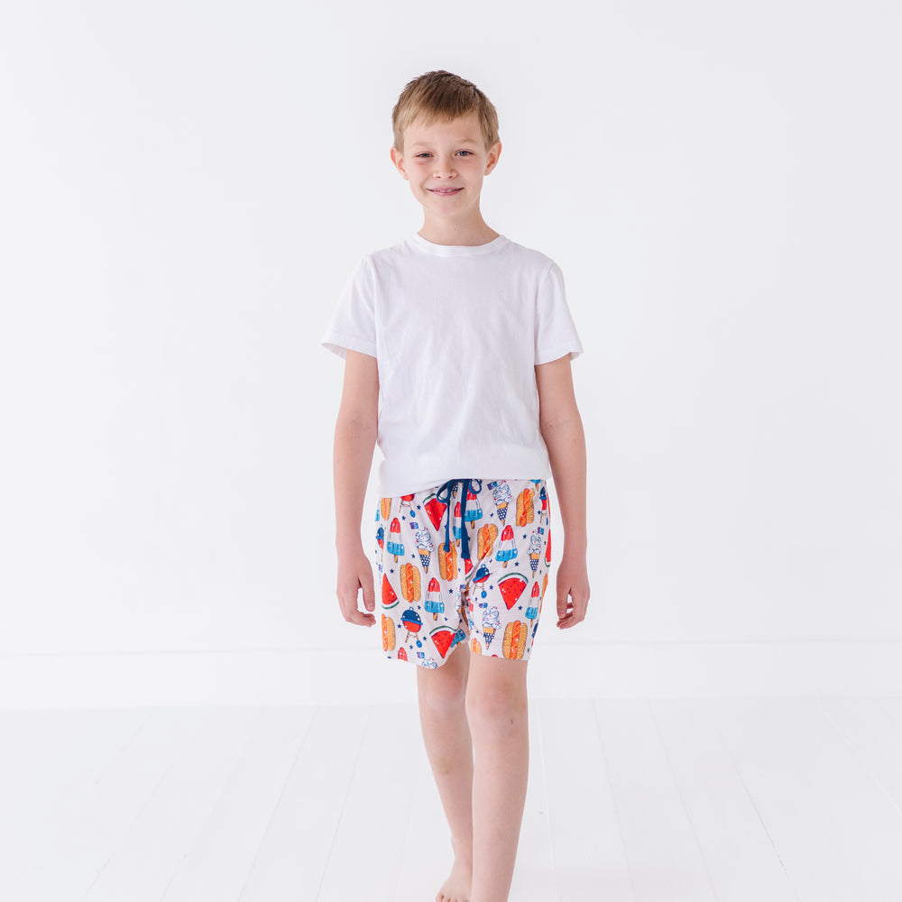 
                      
                        Red, White & BBQ Boys Lounge Shorts - Bigger Kids
                      
                    