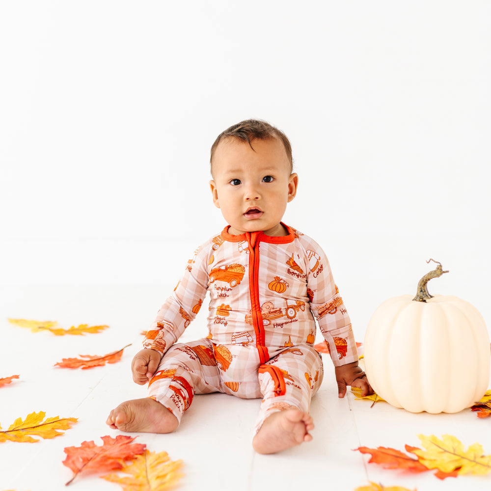 
                      
                        Harvest Hayride Convertible Footies
                      
                    
