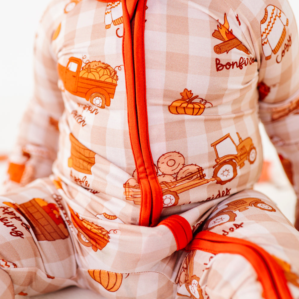 Harvest Hayride Convertible Footies