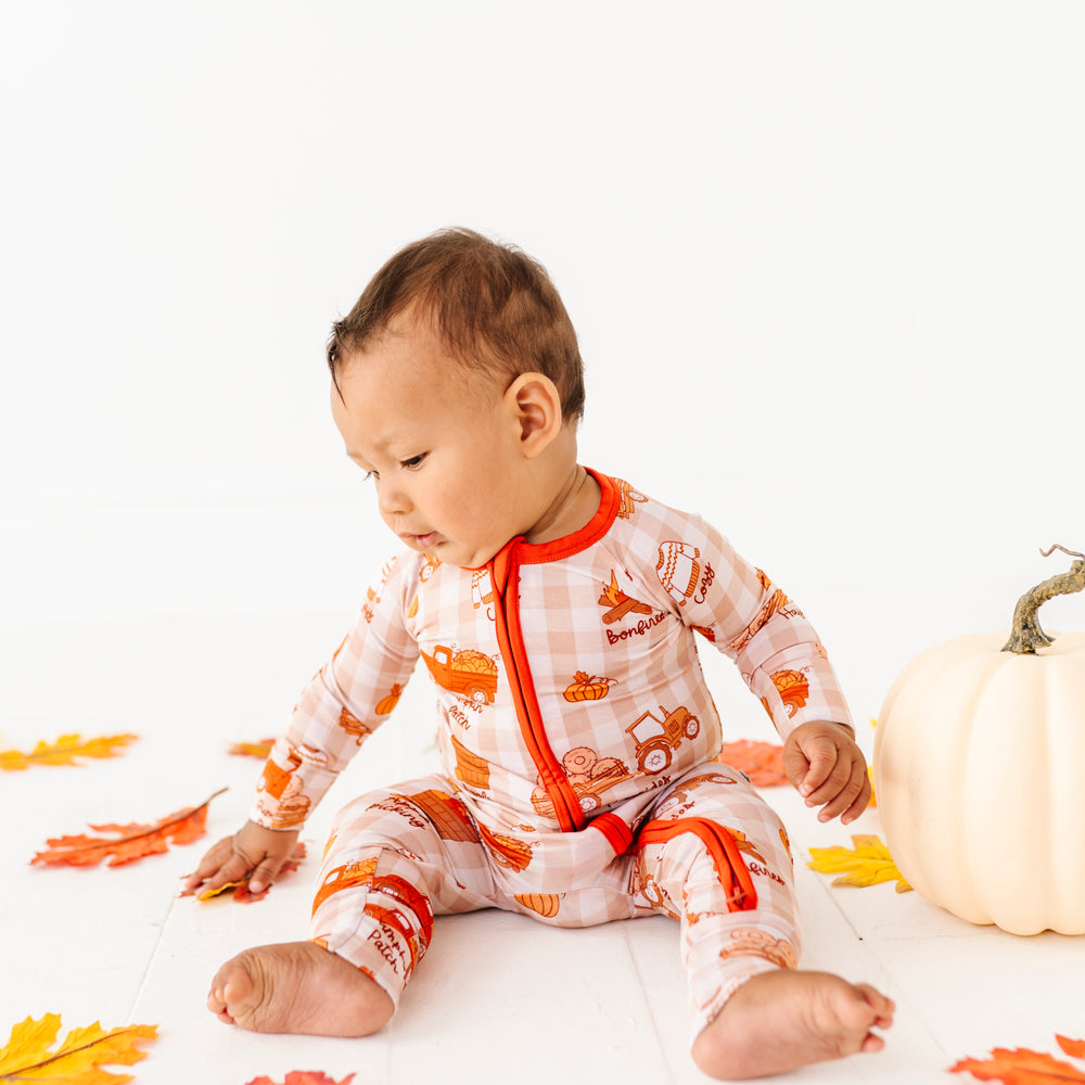 
                      
                        Harvest Hayride Convertible Footies
                      
                    