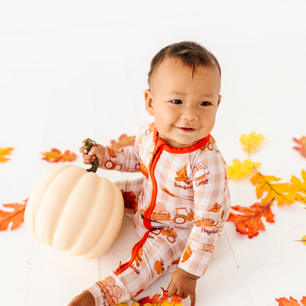 
                      
                        Harvest Hayride Convertible Footies
                      
                    