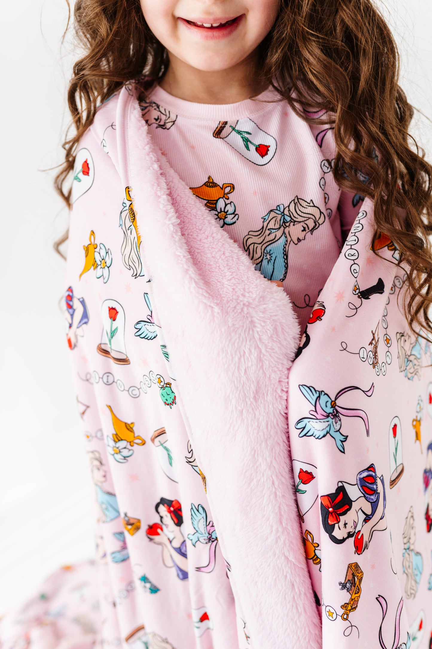 Pretty in Pinky Oversized Fuzzy Blanket