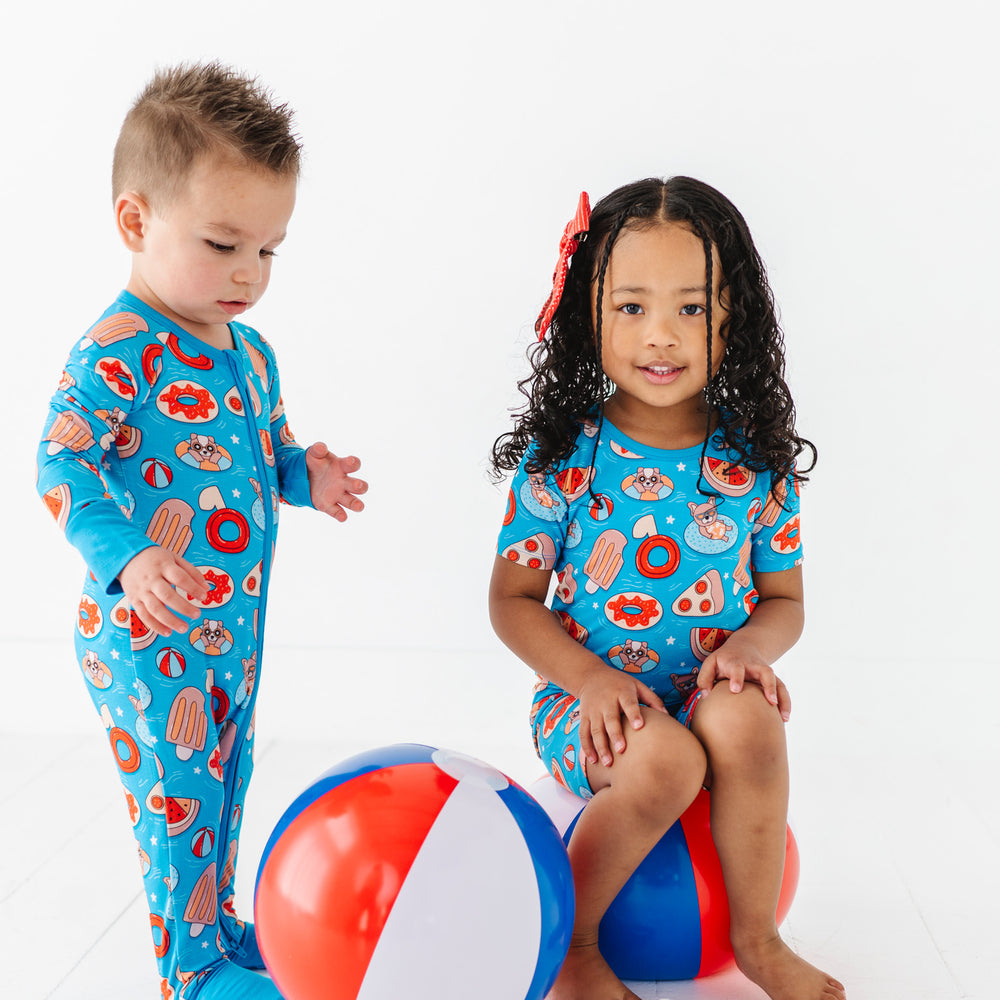 
                      
                        Poolside Pawty Kids Pajamas
                      
                    