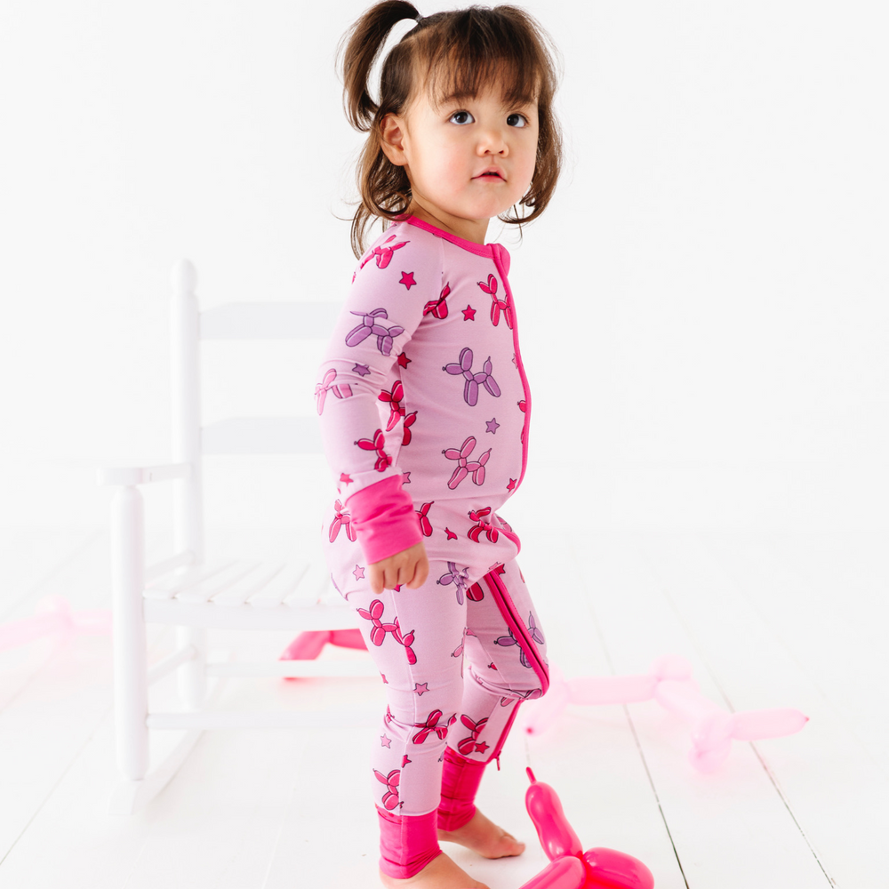 
                      
                        Girl Animal Balloons Convertible Footies
                      
                    