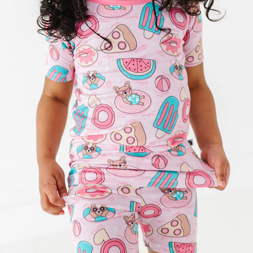 Poolside Pawty Kids Pajamas