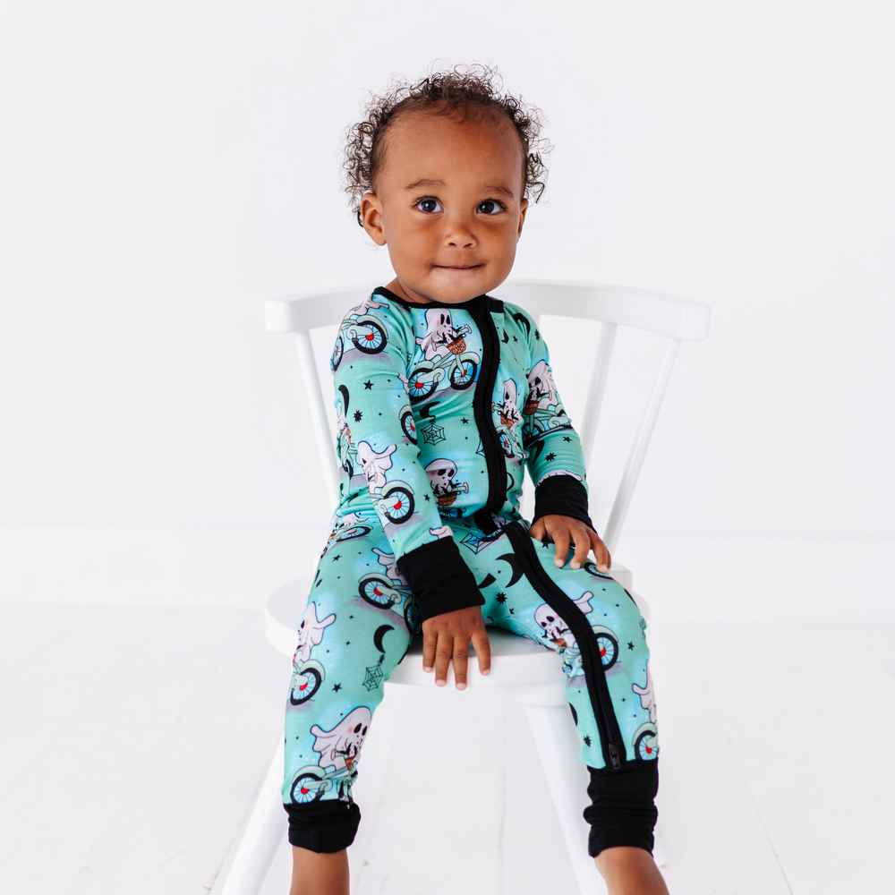 
                      
                        Boy in Ghost Motorcycle Pajamas by Kiki and Lulu
                      
                    