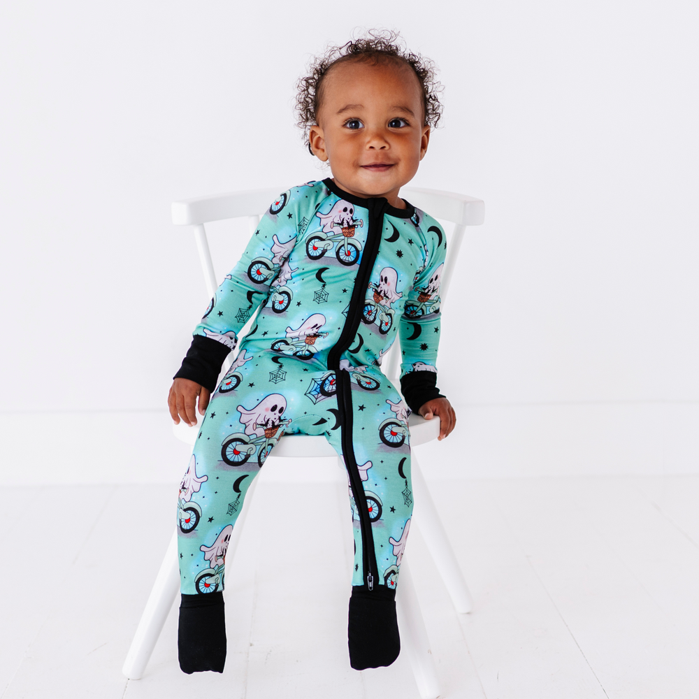 
                      
                        Boy in Ghost Motorcycle Pajamas by Kiki and Lulu
                      
                    