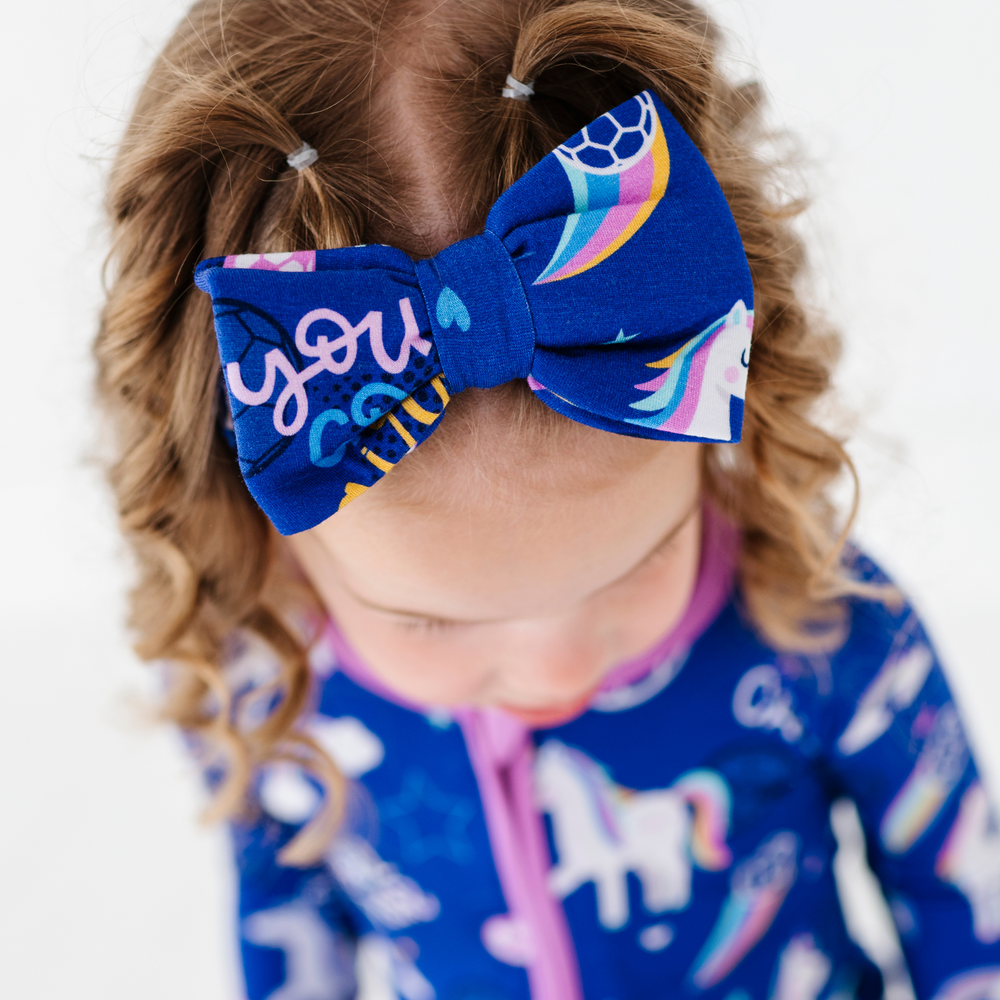 
                      
                        Baby Soccer Bow
                      
                    