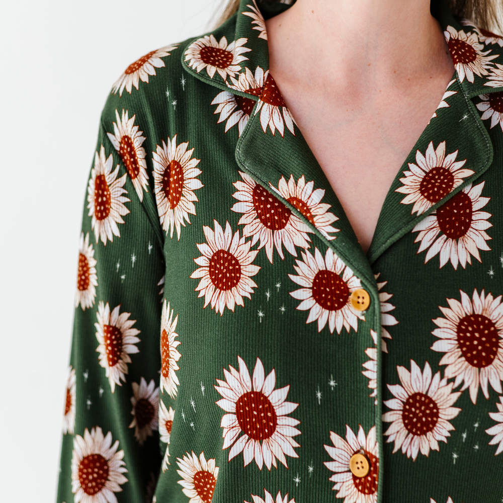 Bamboo Sunflower Mom Pajamas.