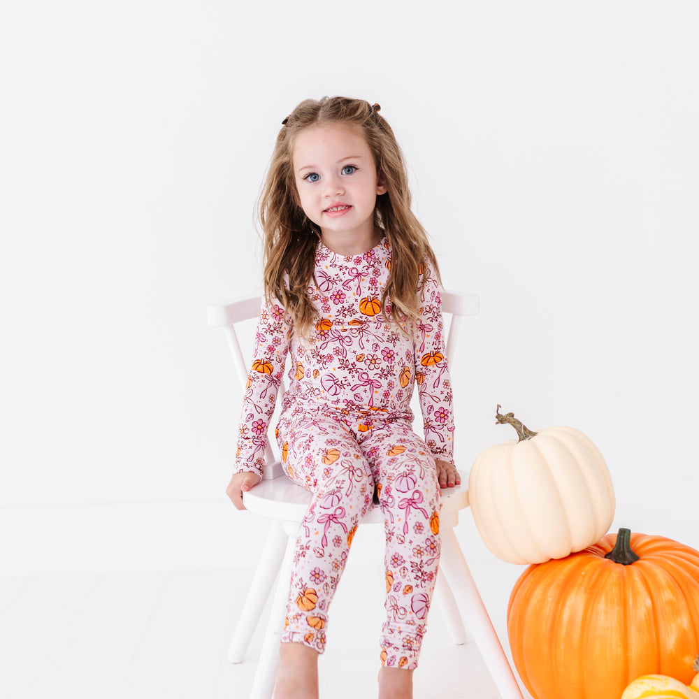 
                      
                        Purple Pumpkin Kids Pajamas
                      
                    