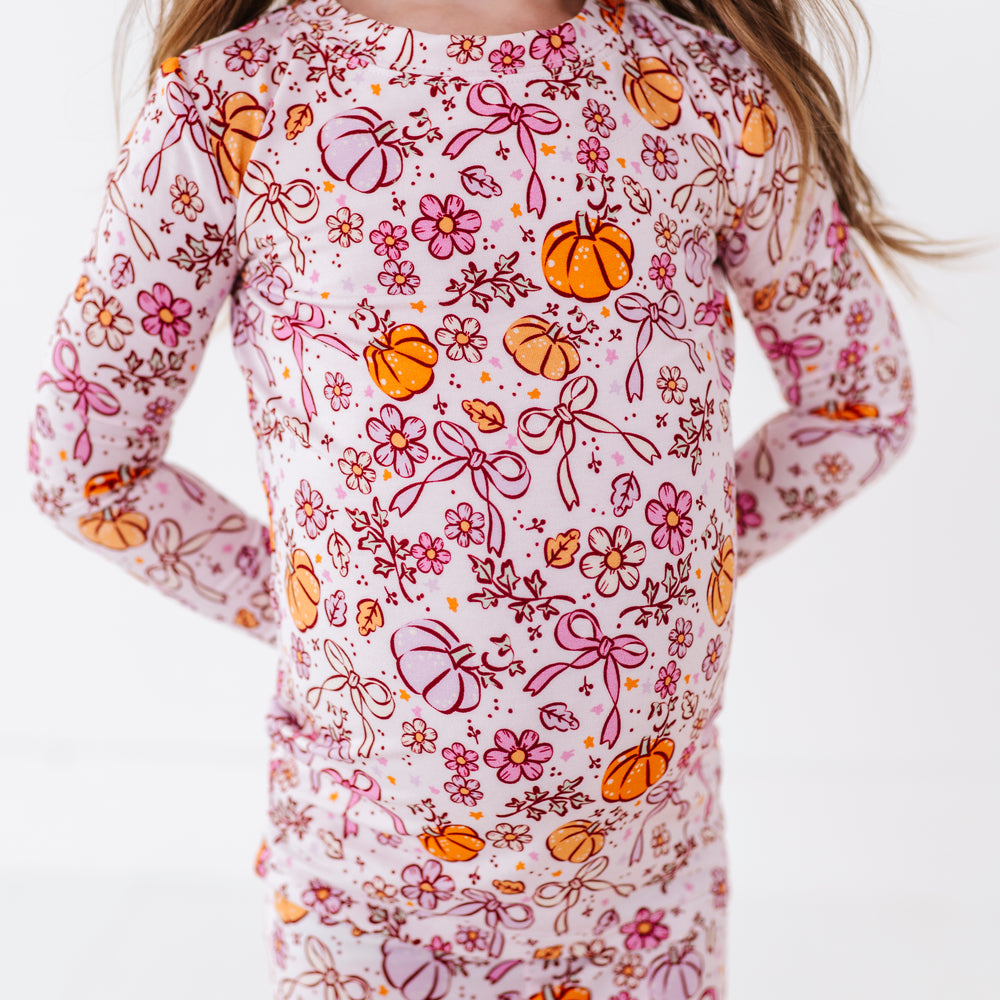 Purple Pumpkin Kids Pajamas