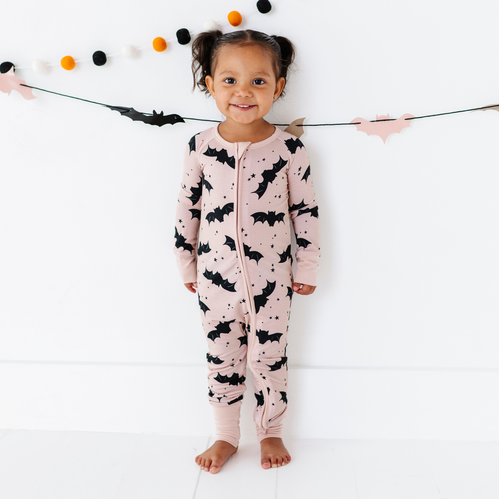 
                      
                        Baby in Halloween Bat Pajamas by Kiki and Lulu
                      
                    