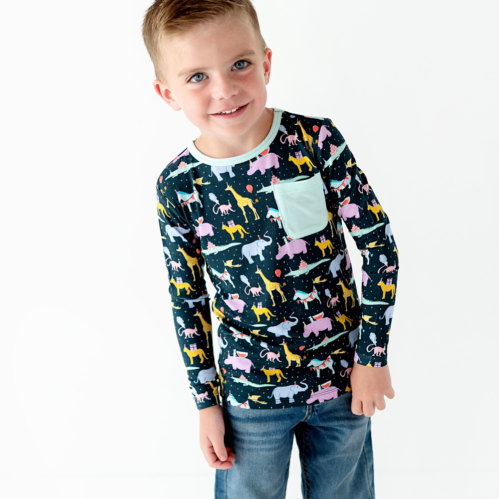 
                      
                        Hippo, Hippo, Hooray! Pocket Tee
                      
                    