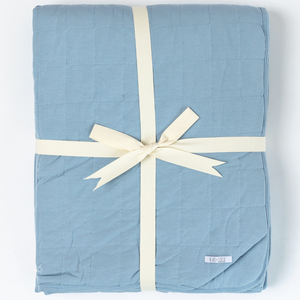 Adult Quilted Blanket - Baby Blue