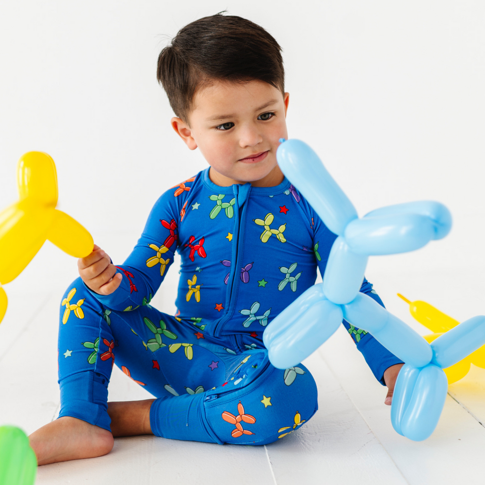 
                      
                        Boy Animal Balloons Convertible Footies
                      
                    