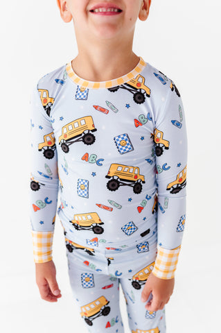 Back To Cool Kids Pajamas - Blue