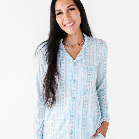 Forget Me Knot Women's Luxe Lounge - Blue