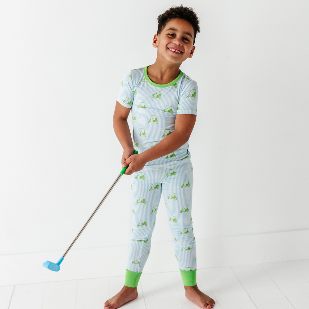 
                      
                        Who's Your Caddy? Blue Golf Toddler/Big Kid Pajamas
                      
                    