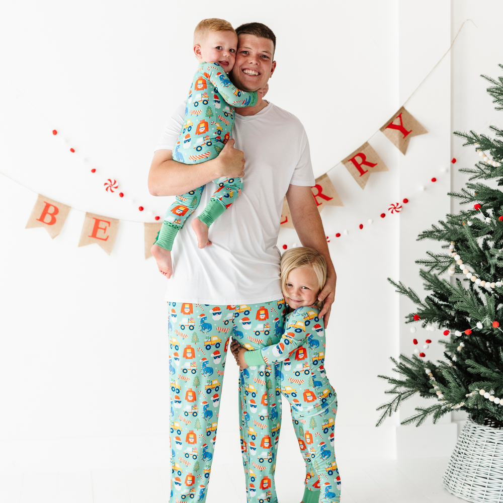 
                      
                        Toddler in Blue Christmas pajamas by Kiki and Lulu
                      
                    