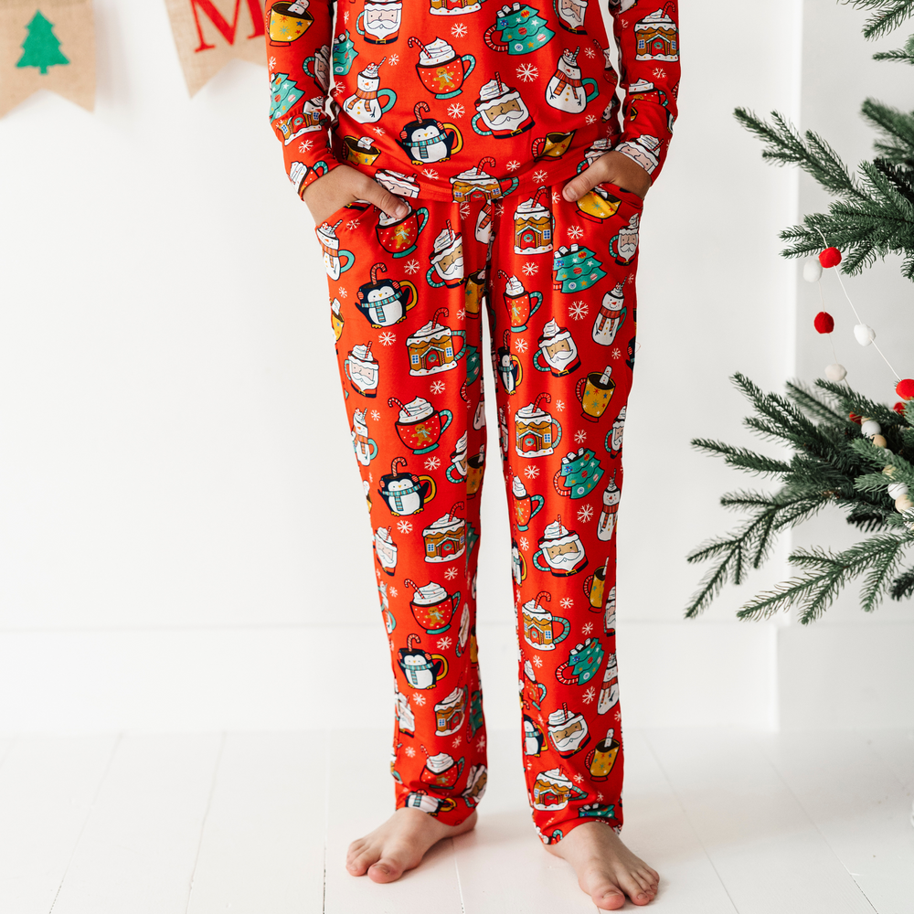 
                      
                        Teen in Cocoa Christmas matching pajamas
                      
                    