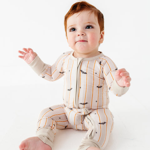 The Batty Bunch Convertible Footies- Sage