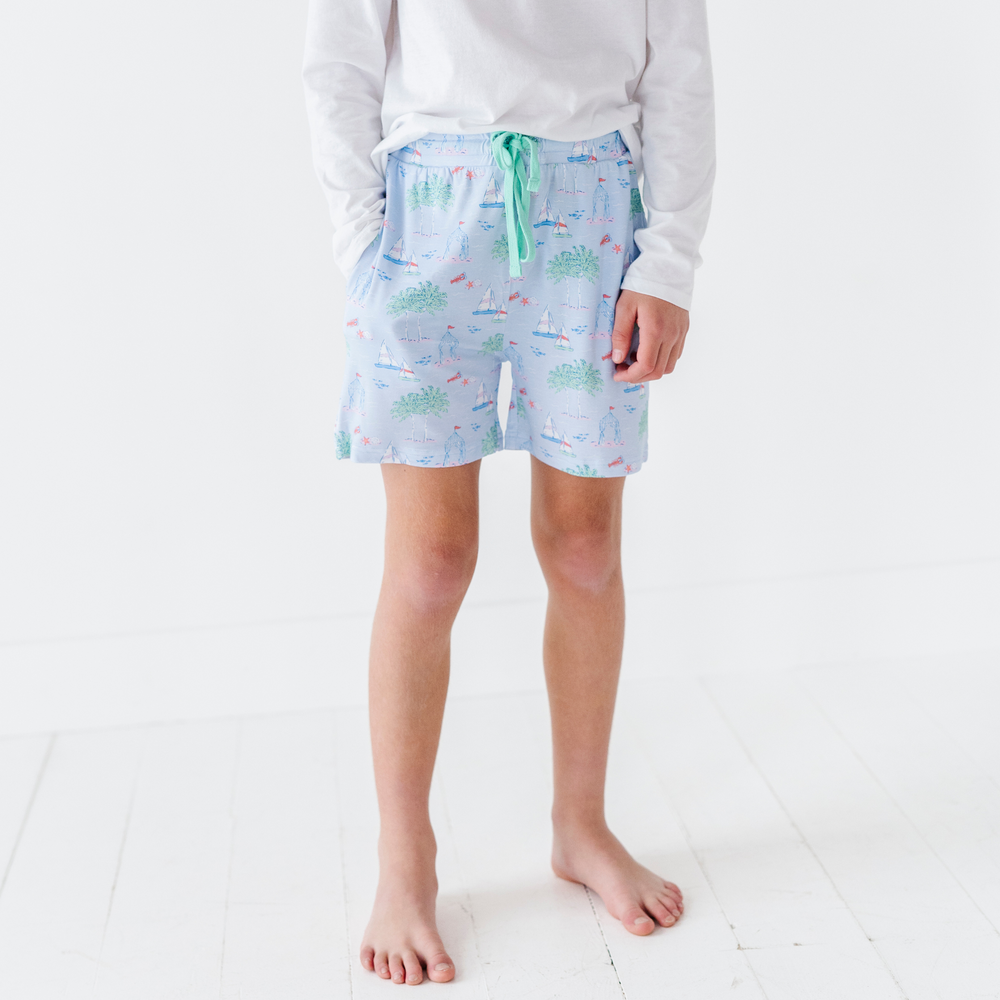 
                      
                        Dreams for Sail Boys Lounge Shorts- Bigger Kids
                      
                    