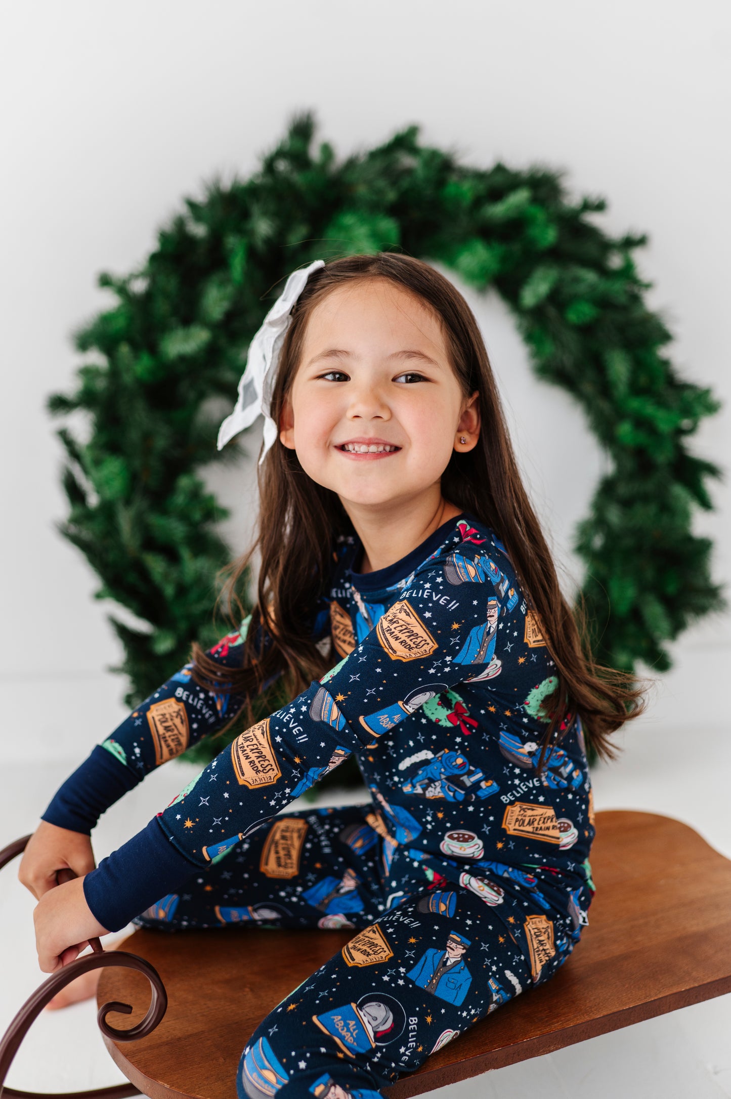 Holiday Express Kids Pajamas by Kiki and Lulu