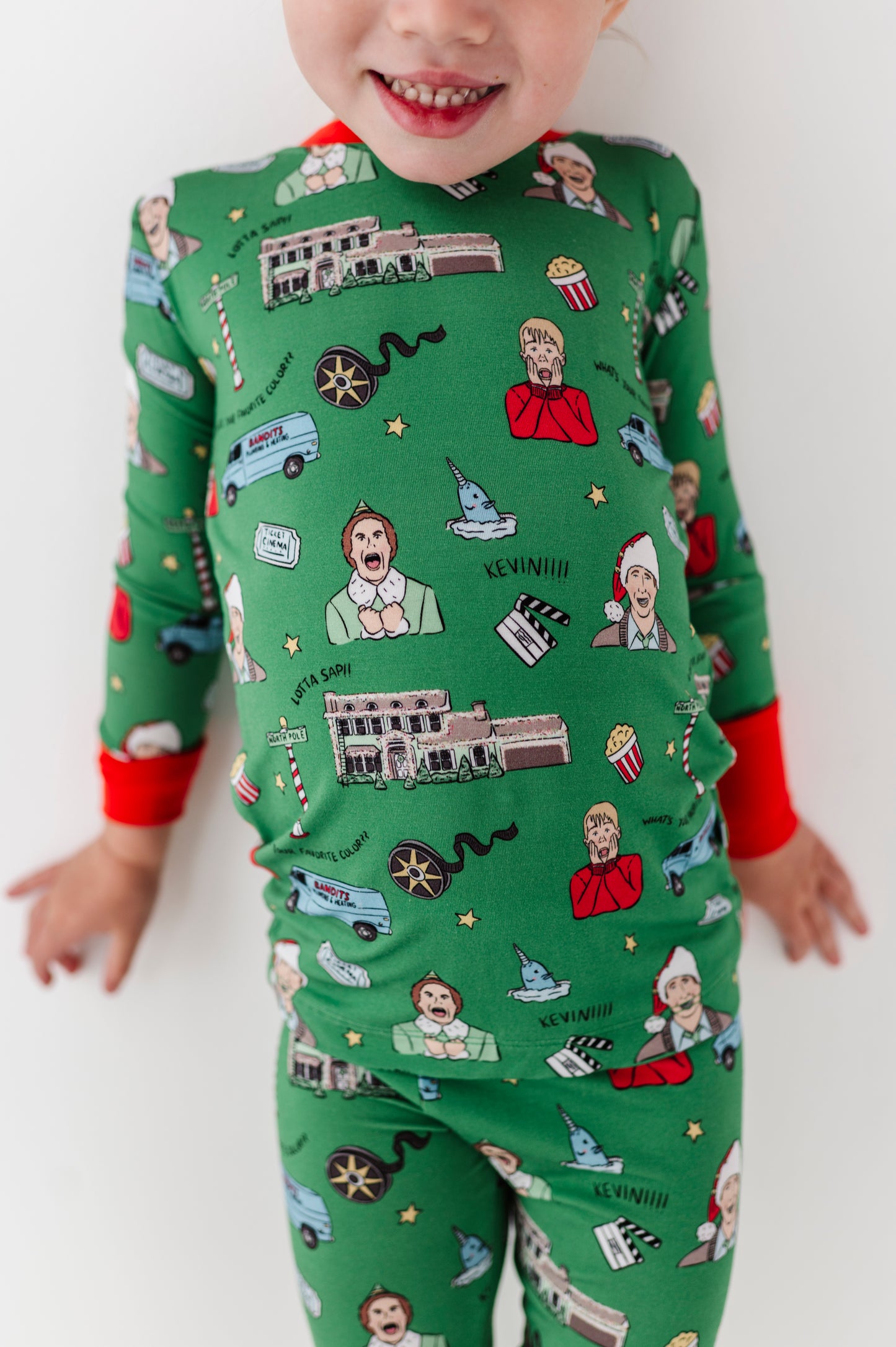 Christmas Movies Kids Pajamas By Kiki and Lulu