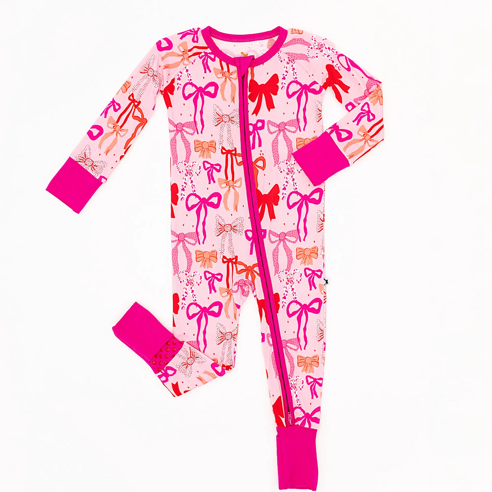 
                      
                        Little Bow Sleep Convertible Footies
                      
                    