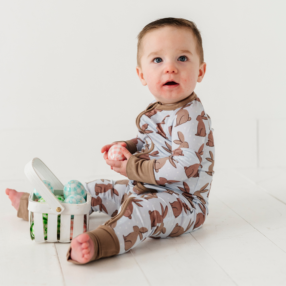 Somebunny Loves Chocolate Convertible Footies