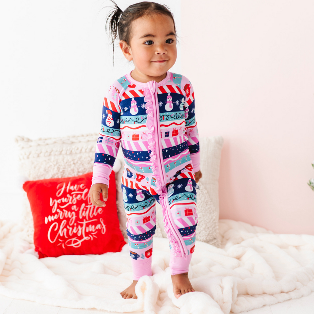 
                      
                        Pink Fair Isle Kids Pajamas by Kiki and Lulu
                      
                    