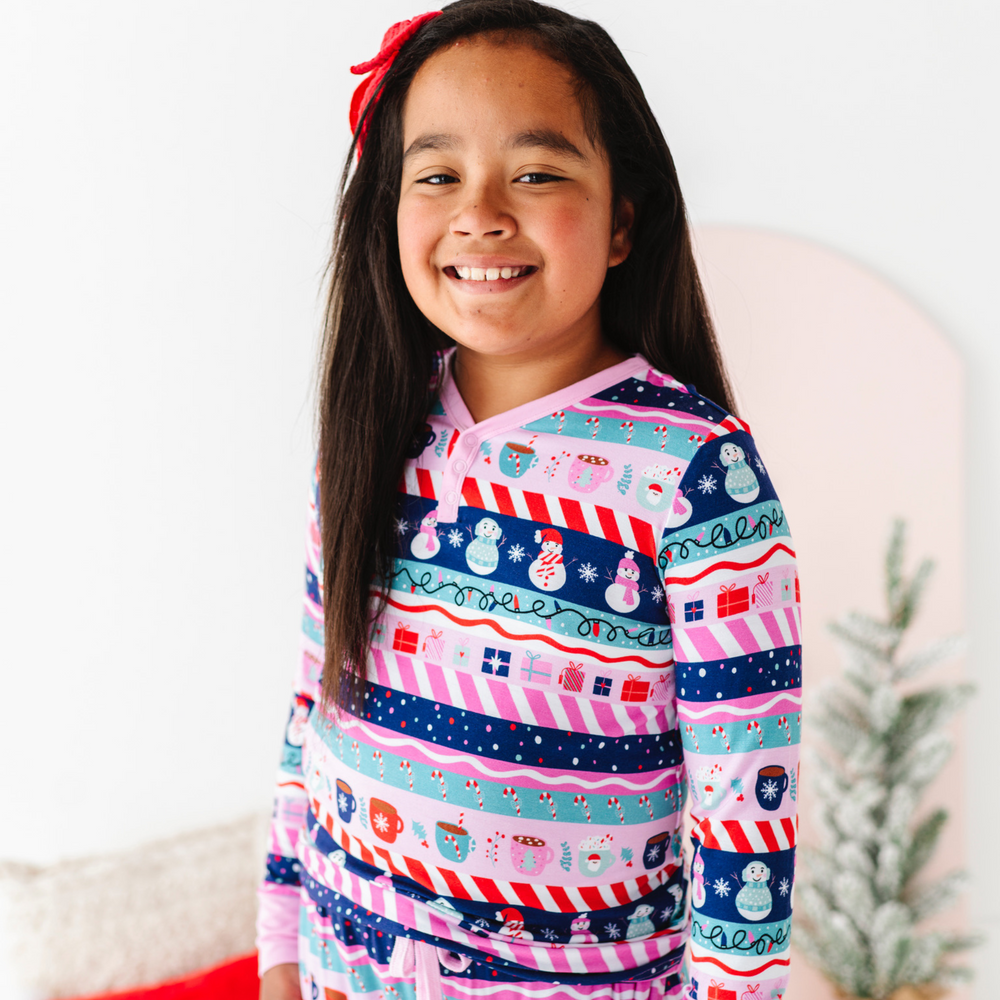 
                      
                        Teen Pink Fair Isle Pajamas by Kiki and Lulu
                      
                    