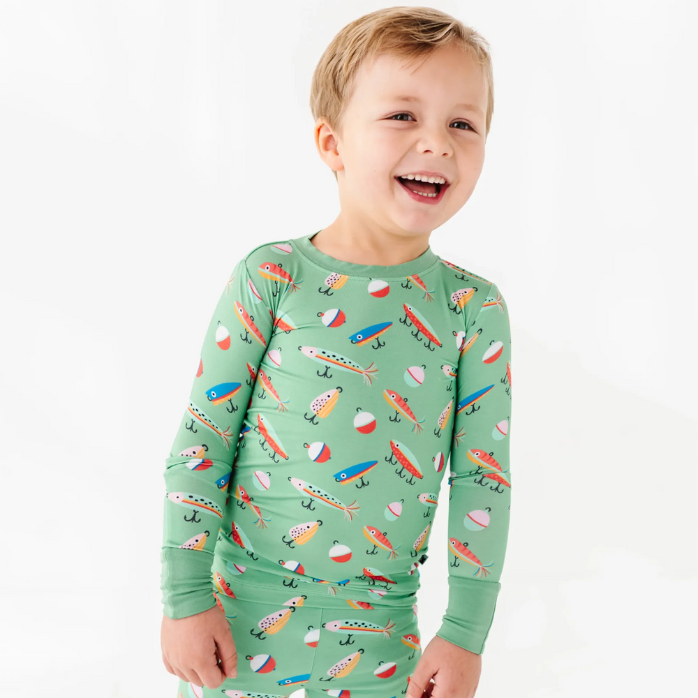 
                      
                        Kid in Fishing Pajamas by Kiki and Lulu
                      
                    