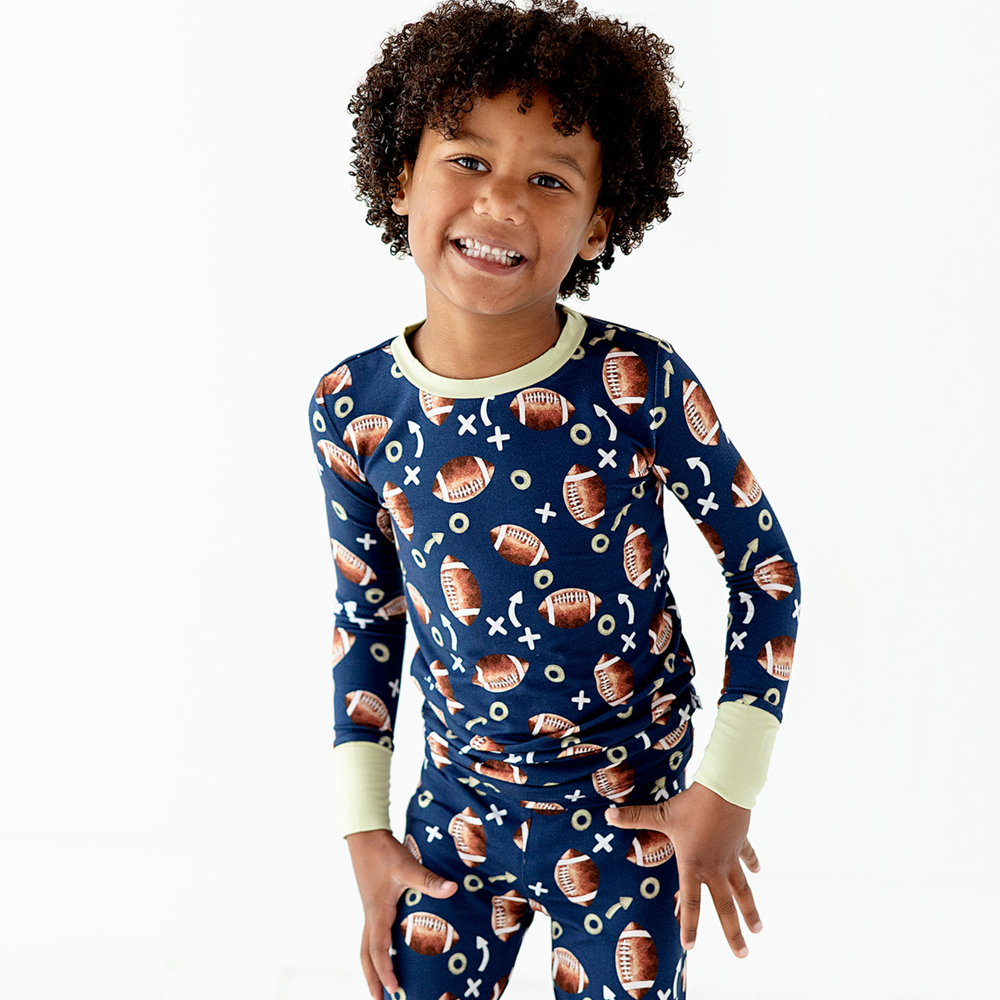 
                      
                        Clear Eyes, Full Hearts, Lets Snooze Football Toddler/Big Kid Pajamas
                      
                    