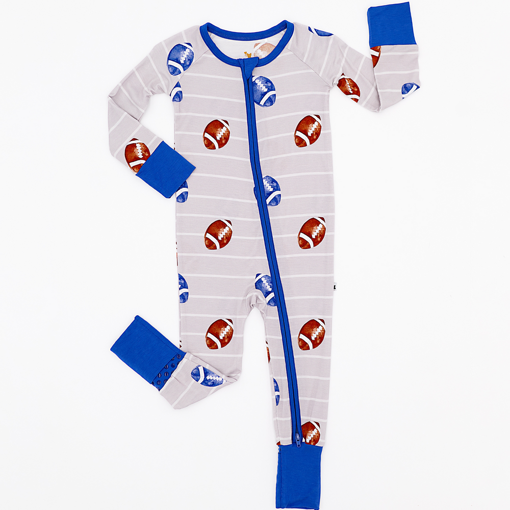 
                      
                        Boy in Football Convertible Footies by Kiki and Lulu
                      
                    