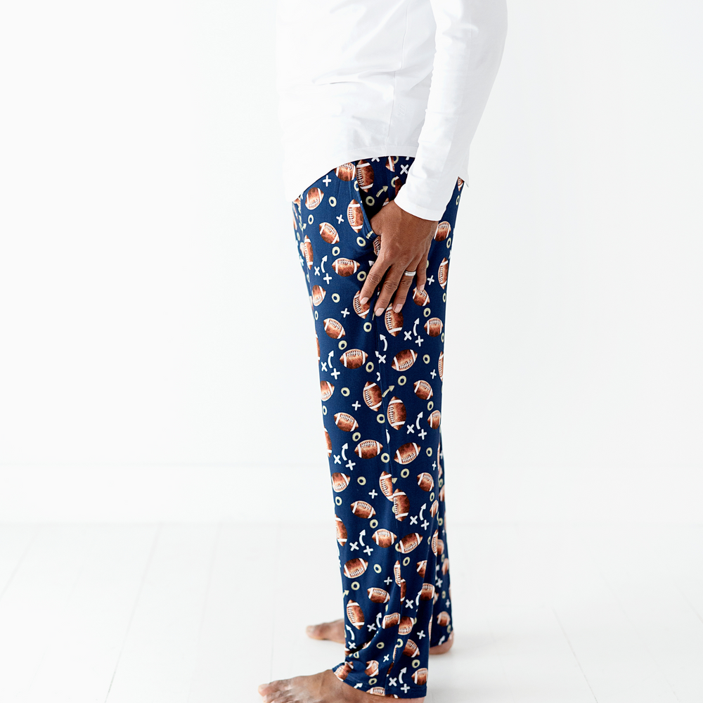 
                      
                        man in football lounge pants
                      
                    