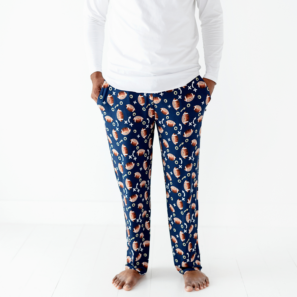 
                      
                        man in football lounge pants
                      
                    