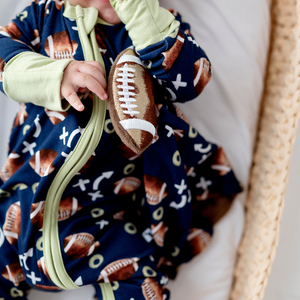 Clear Eyes, Full Hearts, Lets Snooze Football Lovey With Stuffed Animal Head