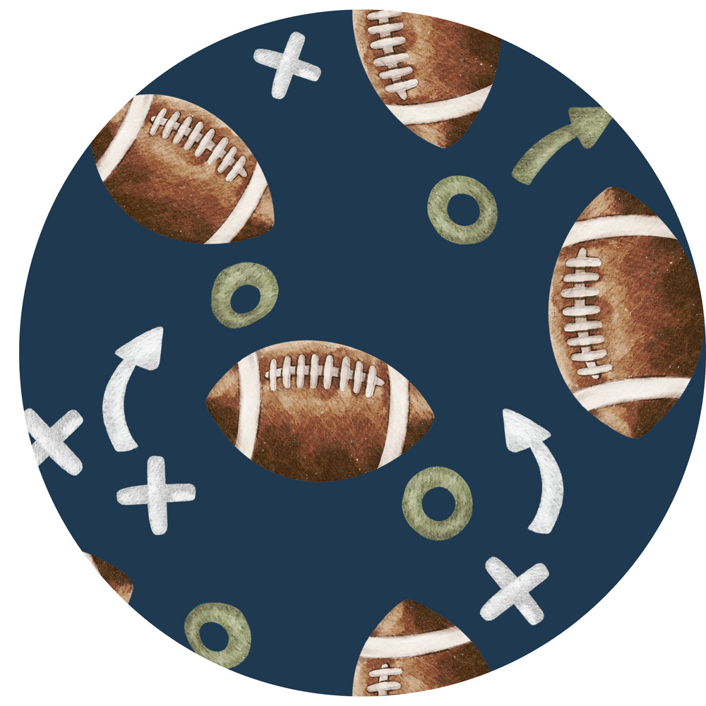 
                
                    Load image into Gallery viewer, Clear Eyes, Full Hearts, Lets Snooze Football Toddler/ Big Kid Peplum Set
                
            