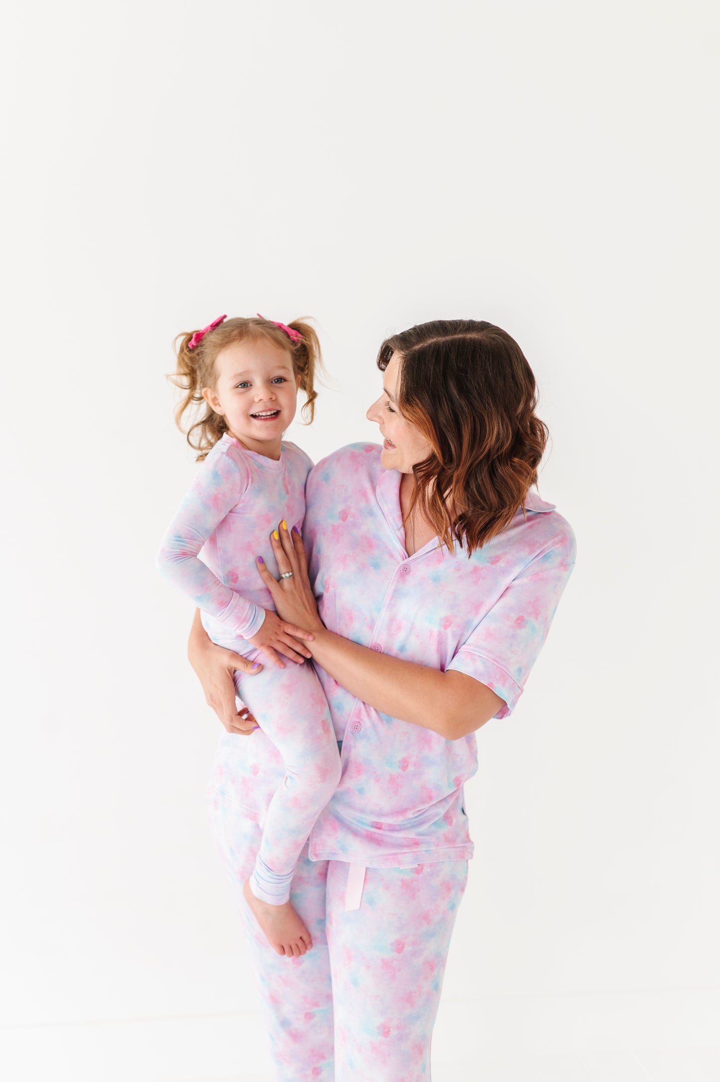 Girl in Tie Dye Pajamas by Kiki and Lulu