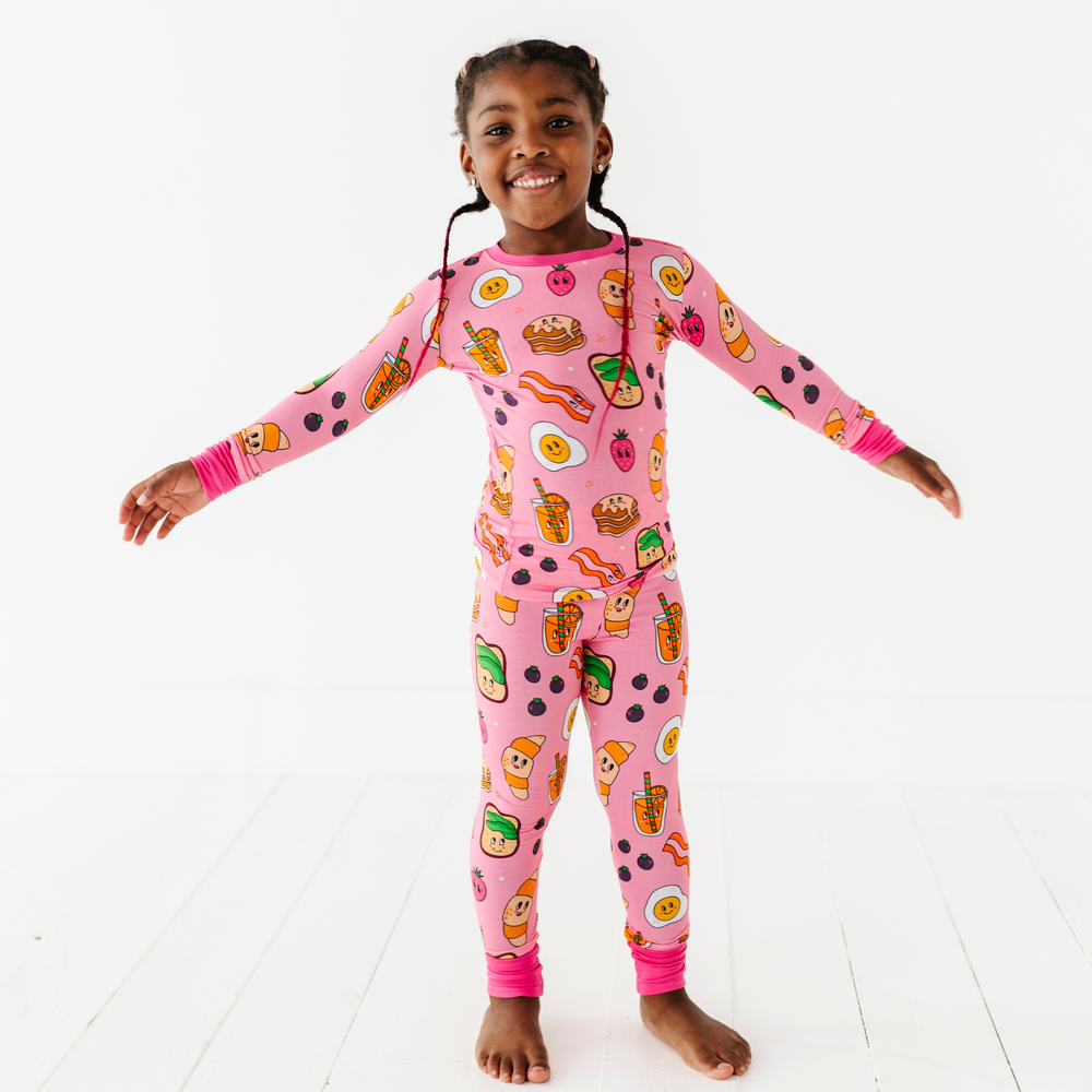 
                      
                        Girl in Breakfast Pajamas by Kiki and Lulu
                      
                    