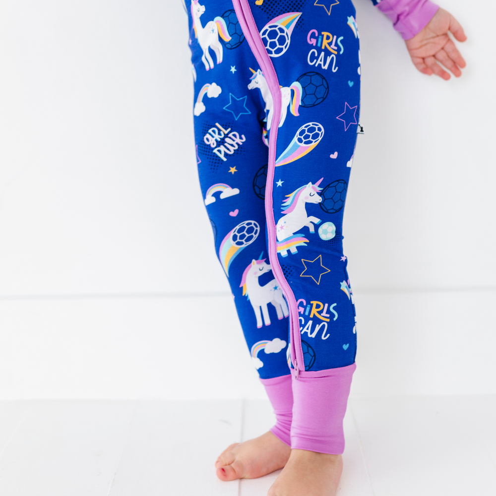 
                      
                        Girls Soccer Convertible Footies by Kiki and Lulu
                      
                    