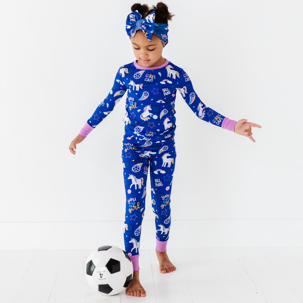 
                      
                        Girls Soccer Pajamas By Kiki and Lulu
                      
                    