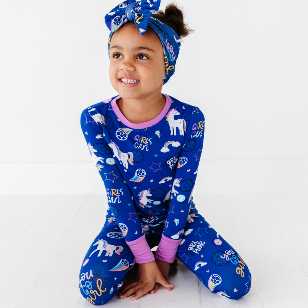 
                      
                        Girls Soccer Pajamas By Kiki and Lulu
                      
                    