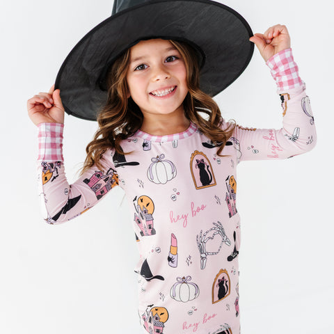 Girls Halloween PJs | Matching Bamboo Pajamas for Siblings & Kids