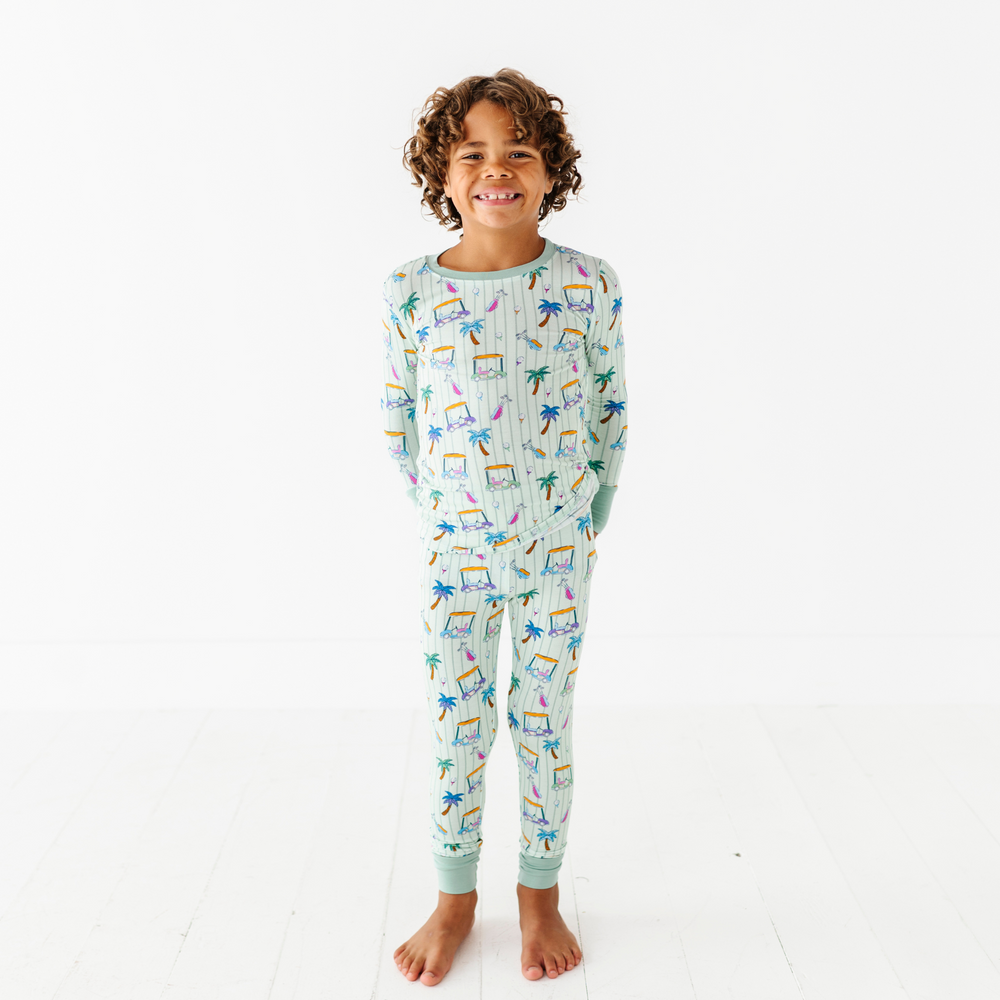 
                      
                        Kid in Golf Pajamas By Kiki and Lulu
                      
                    