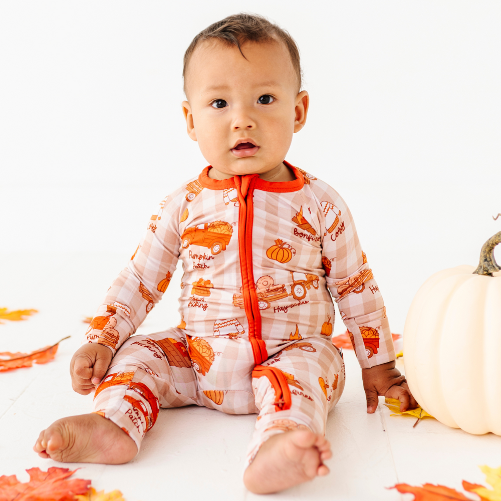 Harvest Hayride Convertible Footies