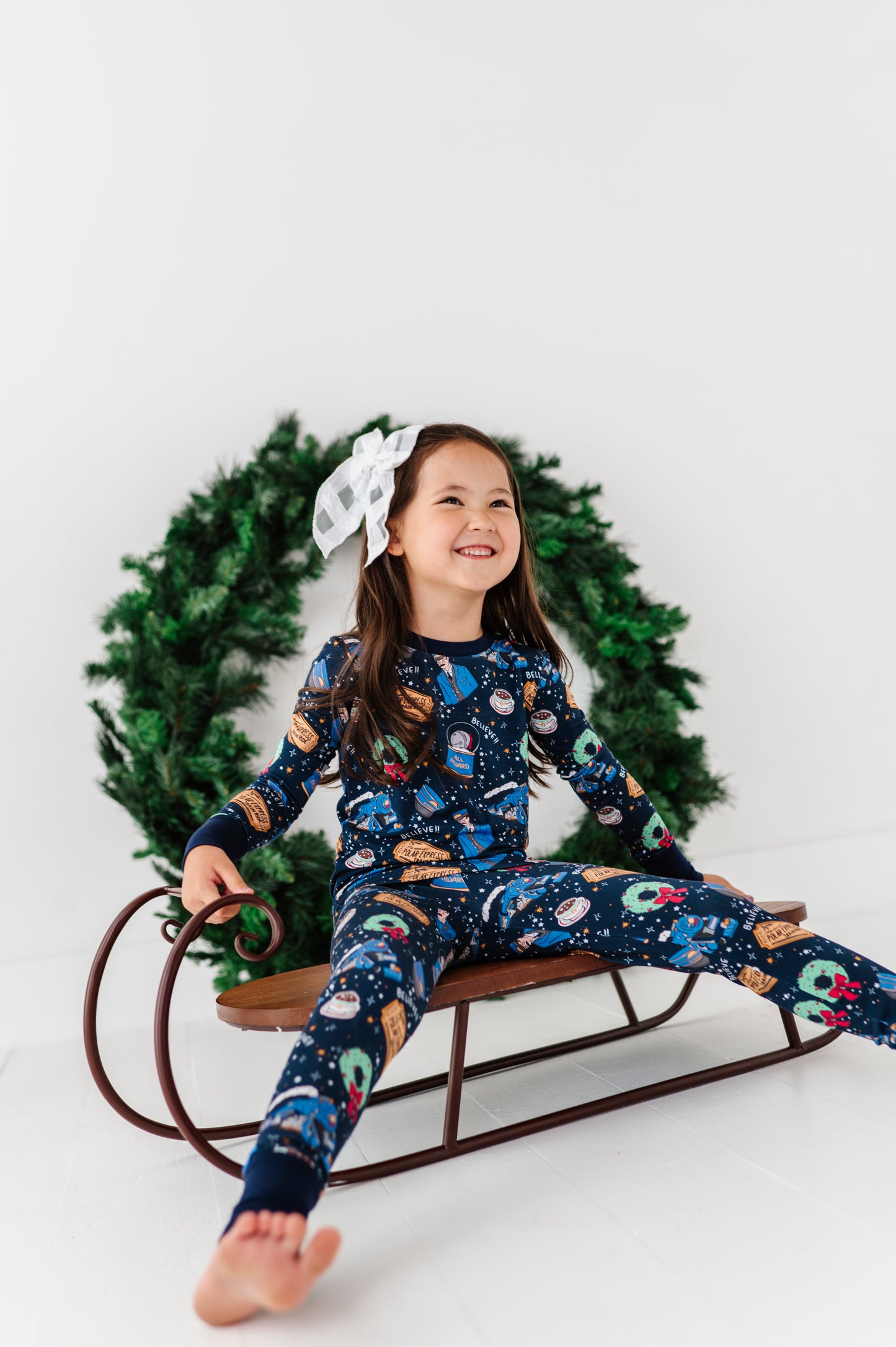 Holiday Express Kids Pajamas by Kiki and Lulu