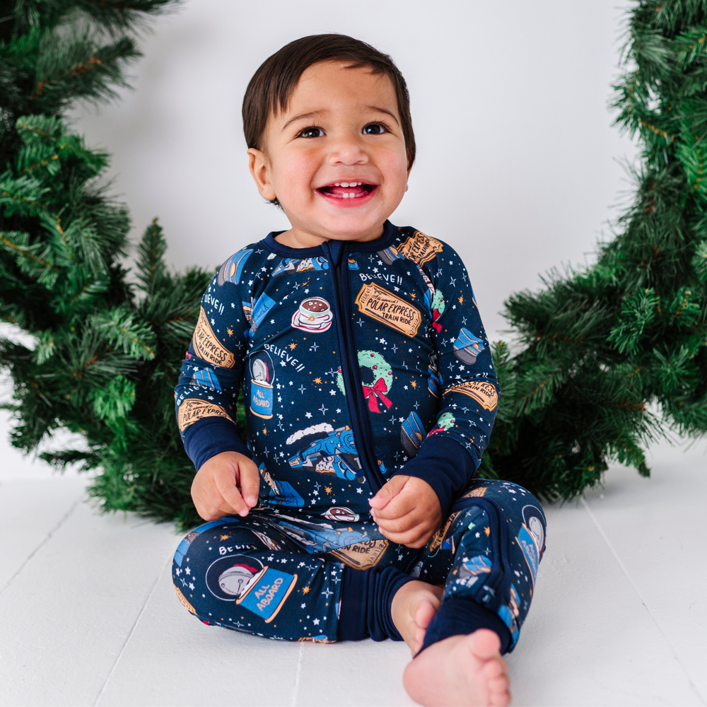 Holiday Express Train Pajamas by Kiki and Lulu